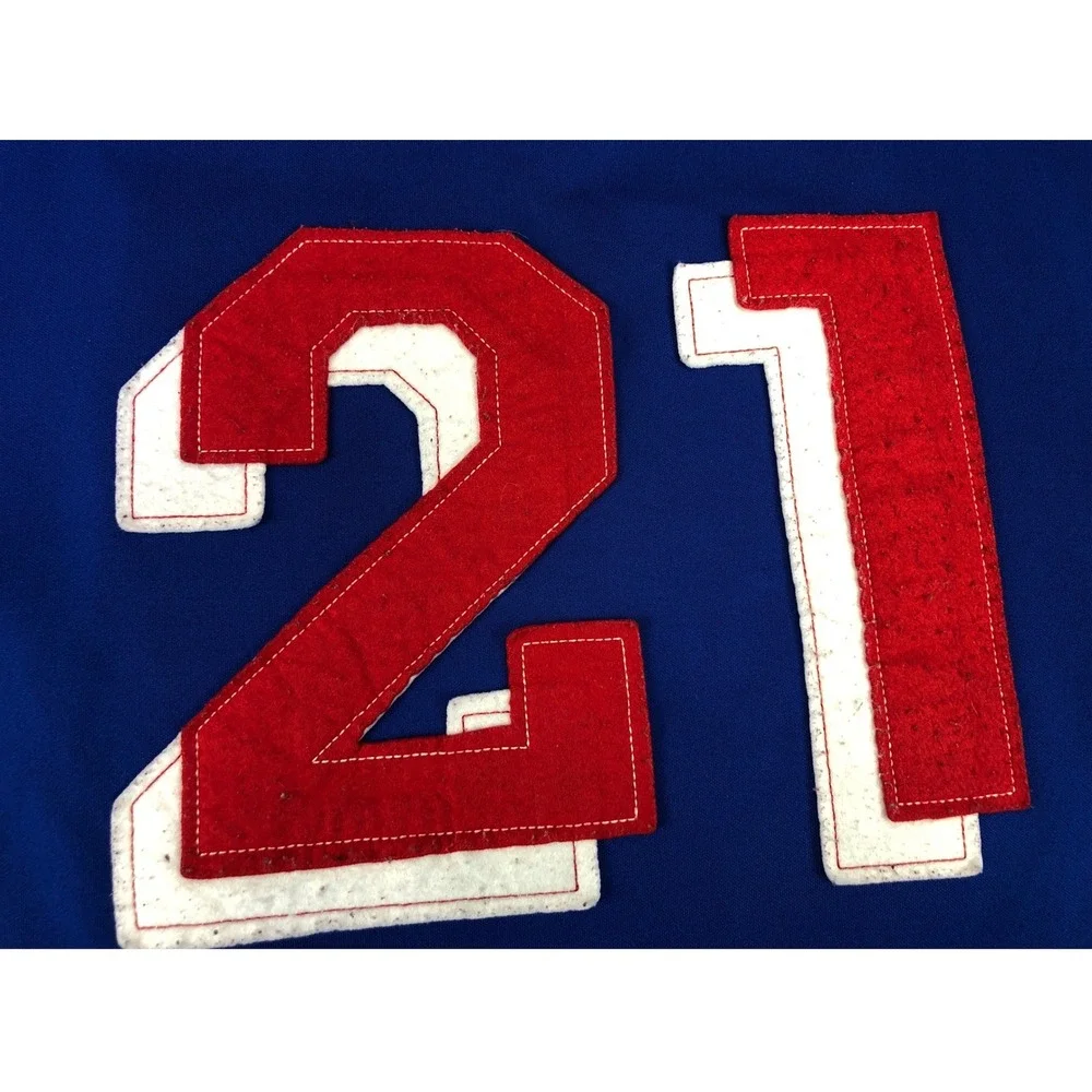 Vintage South Pole‎ Athletic Collection Jersey 21 Red White Blue Mens Size L Y2K